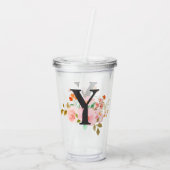 Letter Y Acryl Drinkbeker (Achterkant)