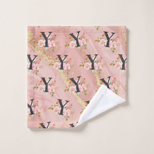 Letter Y Bad Handdoek (Wasdoekje)