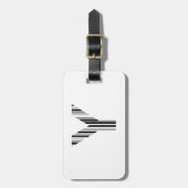 LETTER Y BAR CODE Eerste Initiaal Barcodepatroon Bagagelabel (Voorkant verticaal)