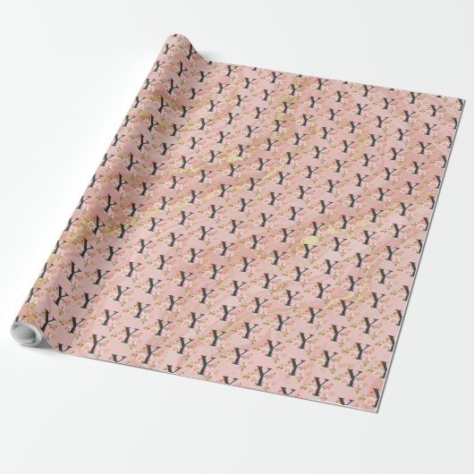 Letter Y Cadeaupapier (Uitgerold)