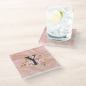 Letter Y Glazen Onderzetter (Schuin)