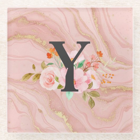 Letter Y Glazen Onderzetter (Voorkant)