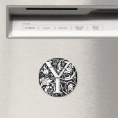 Letter Y Middeleeuwse Monogram Art Nouveau Magneet (Insitu (Vaatwasser))