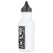 Letter Y Middeleeuwse Monogram Art Nouveau Waterfles (Rechts)