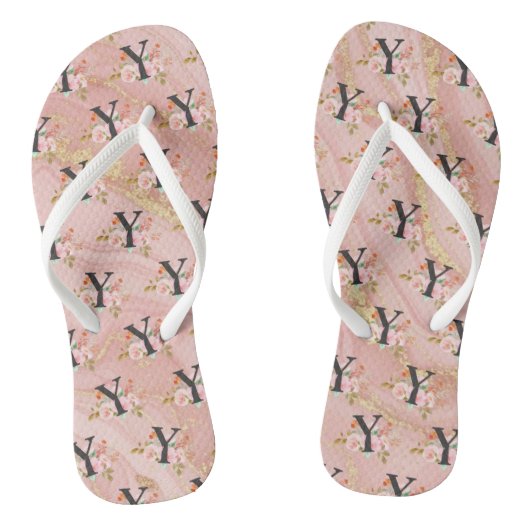 Letter Y Teenslippers (Voetbed)