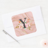 Letter Y Vierkante Sticker (Envelop)