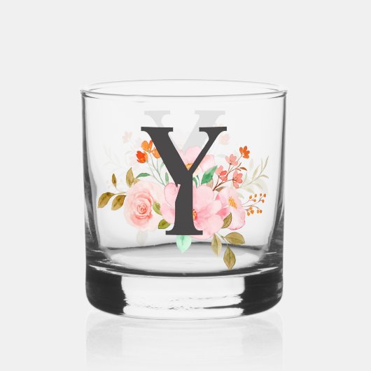 Letter Y Whisky Glas (Voorkant)