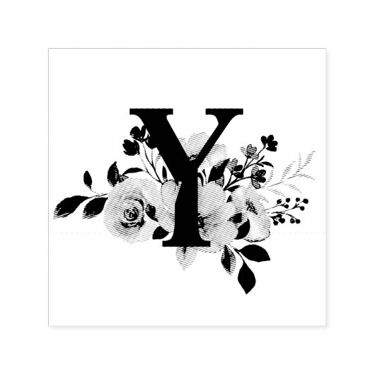 Letter Y Zelfinktende Stempel (Design)