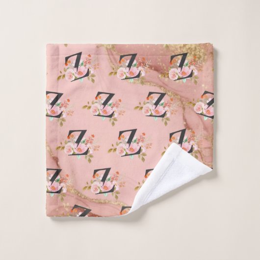 Letter Z Bad Handdoek (Wasdoekje)