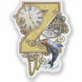 Letter Z Birthday Customization Sticker