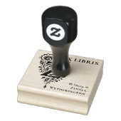 Letter Z Botanische Ex Libris Boekplaat Stempel (Stempel)