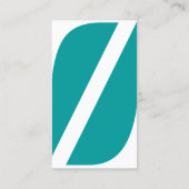 Letter Z Electric Cloud Monogram Visitekaartje (Achterkant)