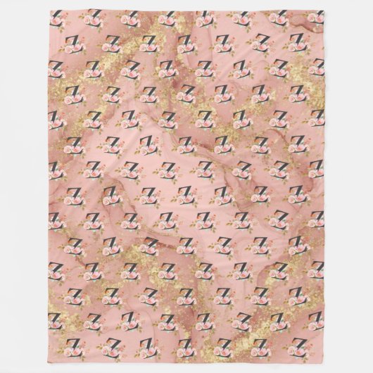 Letter Z Fleece Deken (Voorkant)
