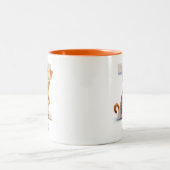 Letter Z Kat Alfabet Monogram Koffie Mok (Center)