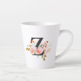 Letter Z Latte Mok