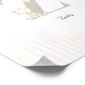 Letter Z Nursery Wall Art - Custom Baby Name Print (Hoek)