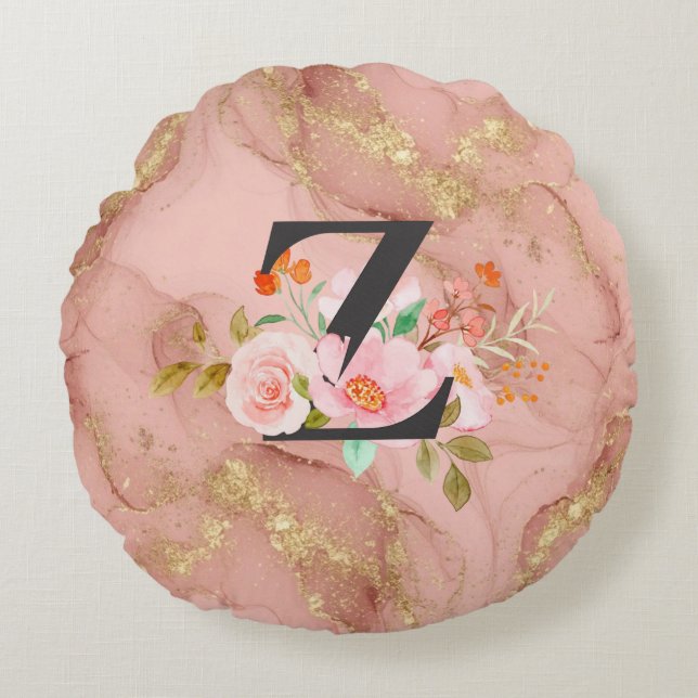 Letter Z Rond Kussen (Voorkant)