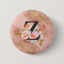 Letter Z Ronde Button 5,7 Cm