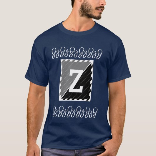 Letter Z T-shirt - Alphabet T - shirts (Voorkant)
