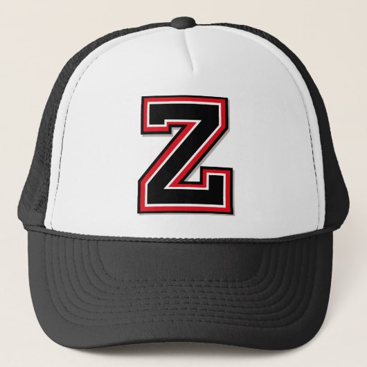 Letter Z Trucker Pet (Voorkant)