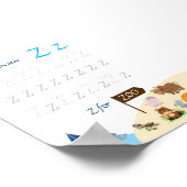 Letter Z Volgen Poster voor Kinderen (Hoek)