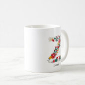 letter Z | Whimsical Floral Letter Monogram I Mok (Voorkant rechts)