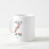 letter Z | Whimsical Floral Letter Monogram I Mok (Voorkant links)