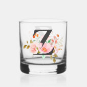 Letter Z Whisky Glas (Achterkant)