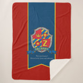 Letter Z Zachary aangepaste naam betekent wapen Sherpa Deken (Voorkant)