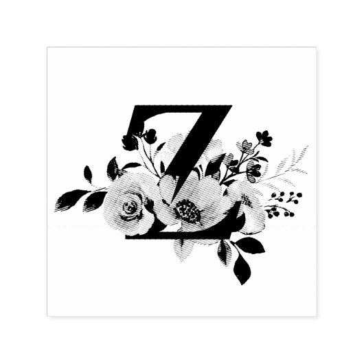 Letter Z Zelfinktende Stempel (Design)