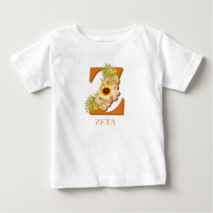 Letter Z Zonnebloem Bloemige Monogram met Naam