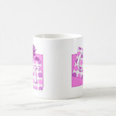 letterblokken roze paars koffiemok (Center)