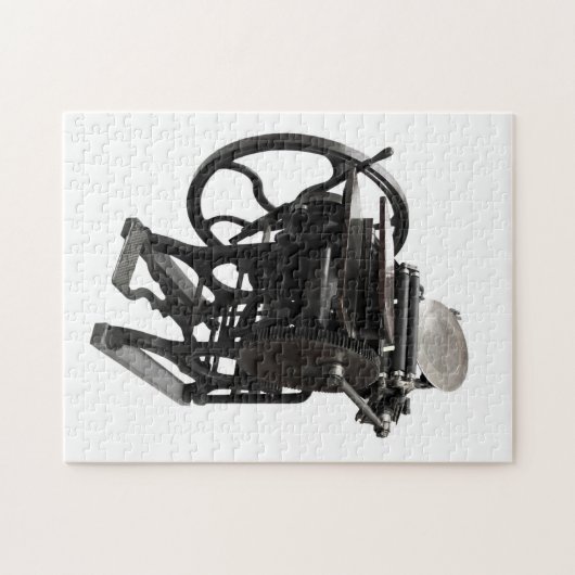 letterdruk 1888 puzzel legpuzzel (Horizontaal)