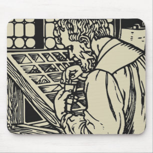  letterdruk printer die type mousepad instelt muismat