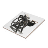 letterdrukapparaat 1888 tegels tegeltje (Zijkant)