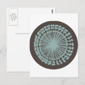 letterdrukstijl briefkaart (Voorkant / Achterkant)