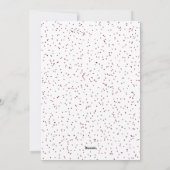 Lettered Berry Holiday Fotokaart Roze Paarse Feestdagenkaart (Achterkant)