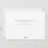 Lettered White Overlay Verstuur liefde Foto Valent Feestdagenkaart (Achterkant)