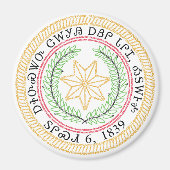 lettergrepenzegel magneet (Voorkant)