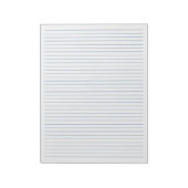 Lettergrootte 8,5 inch x 11 inch Blue Lines Colleg Notitieblok (Linkerzijde)
