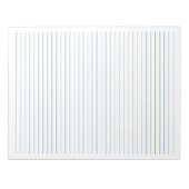 Lettergrootte 8,5 inch x 11 inch Blue Lines Colleg Notitieblok (Voorkant)