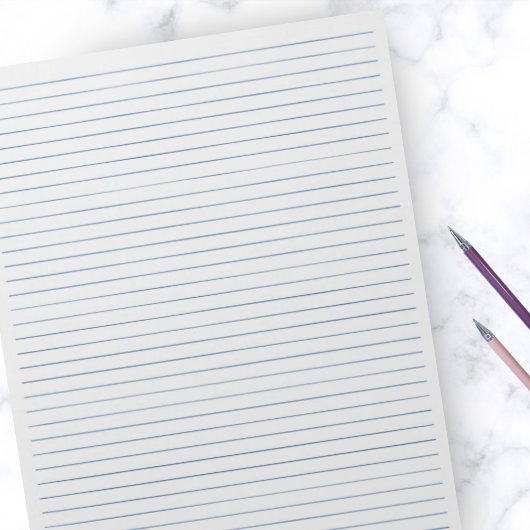 Lettergrootte 8,5 inch x 11 inch Blue Lines Colleg Notitieblok