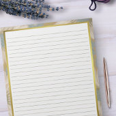 Lettergrootte 8,5 inch x 11 inch Bruine lijnen Bre Notitieblok