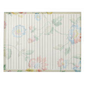 Lettergrootte 8.5 x 11 Brede Regel 1940s Retro Blo Notitieblok (Voorkant)