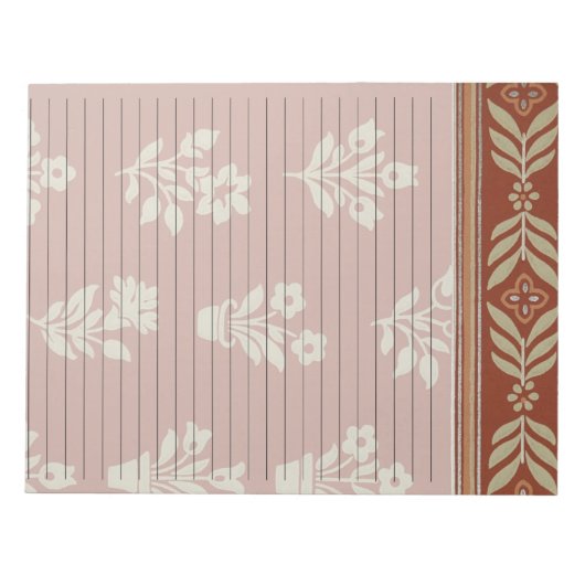 Lettergrootte 8.5 "x 11" Brede Regel Retro Boerder Notitieblok (Voorkant)