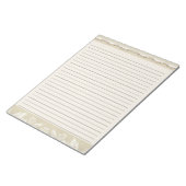 Lettergrootte 8.5 x 11 Breedregel Bloemen Notitieblok (Schuin)