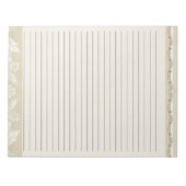 Lettergrootte 8.5 x 11 Breedregel Bloemen Notitieblok (Voorkant)