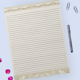 Lettergrootte 8,5 x 11 College Rule  patroon Notitieblok