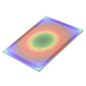 Lettergrootte 8,5 x 11 x brede Waterverf regenboog Notitieblok (Schuin)