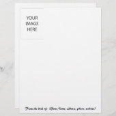 LETTERHEAD AANPASSEN UW EIGEN - VOEG UW EIGEN AFBE BRIEFHOOFD (Voorkant / Achterkant)